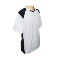 Kit 16+1 de Camisas Esportivas TRB Branco/Preto