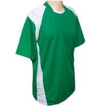 Kit 16+1 de Camisas Esportivas TRB Verde/Branco