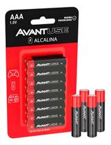 Kit 16, 24, 32, 48 ou 128 Pilhas Alcalina Palito AAA 1.5v Avant Use