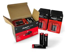 Kit 16, 24, 48 ou 128 Pilhas Alcalina Comum AA 1.5v Avant Use