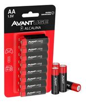 Kit 16, 24, 48 ou 128 Pilhas Alcalina Comum AA 1.5v Avant Use