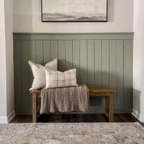 Kit 16 Barra Painel Ripa Shiplap Parede Mdf Cru 3Mm Flexivel - Lujp Decorações