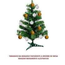 Kit 16 Bolas de Natal com Gliter Dourado e Prata 50mm Enfeite p/ Árvore - Natalia Christmas