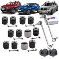 Kit 16 buchas bieletas suspensão traseira duster oroch captur 2012 2013 2014 2015 2016 2017 2018 2019 2020 2021 2022 2023 2024