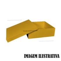 Kit 16 Caixa Quadrada Tampa Sapato 20x20x5 Mdf Madeira Pintado