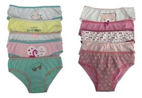 Kit 16 Calcinhas Infantis Criança Confort Premium Kit 16 Calcinhas Infantis Criança Confort Premium