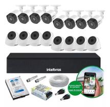 Kit 16 Cameras 1120 Dvr Mhdx 1016 Completo + Hd 1tb Tera Kit 16 Cameras 1120 Dvr Mhdx 1016 Completo + Hd 1tb Tera
