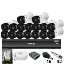 Kit 16 Câmeras Intelbras 1220b Full Hd Dvr Intelbras Imhdx 3132 Inteligência Artificial Hd 1tb Kit 16 Câmeras Intelbras 1220b Full Hd Dvr Intelbras Imhdx 3132 Inteligência Artificial Hd 1tb