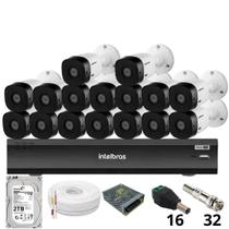 Kit 16 Câmeras Intelbras 1220b Full Hd Dvr Intelbras Imhdx 3132 Inteligência Artificial Hd 2tb Kit 16 Câmeras Intelbras 1220b Full Hd Dvr Intelbras Imhdx 3132 Inteligência Artificial Hd 2tb