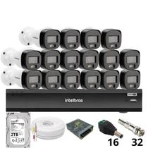 Kit 16 Câmeras Intelbras 3220b Full Color Com Áudio Dvr Intelbras Imhdx 3132 Inteligência Artificial Hd 2tb Kit 16 Câmeras Intelbras 3220b Full Color Com Áudio Dvr Intelbras Imhdx 3132 Inteligência Artificial Hd 2tb