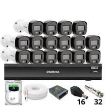 Kit 16 Câmeras Intelbras 3220b Full Color Com Áudio Dvr Intelbras Imhdx 3132 Inteligência Artificial Hd 6tb Kit 16 Câmeras Intelbras 3220b Full Color Com Áudio Dvr Intelbras Imhdx 3132 Inteligência Artificial Hd 6tb
