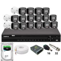 Kit 16 Câmeras Intelbras 3220b Full Color Com Áudio Dvr Intelbras Mhdx 1232 Hd 6tb Kit 16 Câmeras Intelbras 3220b Full Color Com Áudio Dvr Intelbras Mhdx 1232 Hd 6tb