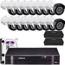 Kit 16 Câmeras Ip Intelbras Nvd 1316 Vipc 1230 Full Hd