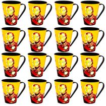 kit 16 Canecas Infantil de Plástico 360 ml atacado revenda festa Plasútil