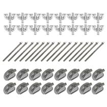 Kit 16 Canoas 19.10 + 16 Garras 12.1 + 16 Parafusos 110 x 6 Kit 16 Canoas 19.10 + 16 Garras 12.1 + 16 Parafusos 110 x 6