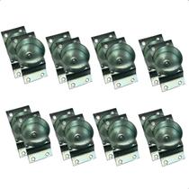 Kit 16 Chapinha Chapa Base pés Palito Inclinada com Tubo Metal Zincado