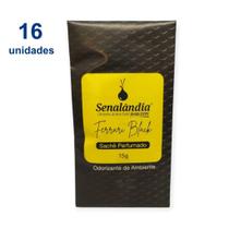 Kit 16 Cheirinho Gaveta Armário Guarda Roupa de Ferrar Black Aroma Top Sachê Senalândia - Envio Já