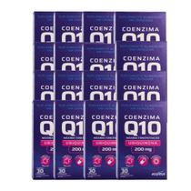 Kit 16 Coenzima Q10 Ubiquinona 200mg 30 Cápsulas -Ecofitus Kit 16 Coenzima Q10 Ubiquinona 200mg 30 Cápsulas -Ecofitus