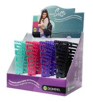 Kit 16 Escova De Cabelo Flexível Sissi Coloridas Profissional Dompel Kit 16 Escova De Cabelo Flexível Sissi Coloridas Profissional Dompel