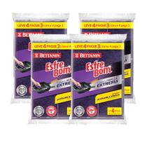 Kit 16 Esponjas Limpeza Extrema Diamond EsfreBom Bettanin
