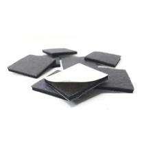 Kit 16 Feltro Protetor Adesiv Pé Cadeira Mesa Quadrad 2,5 Cm