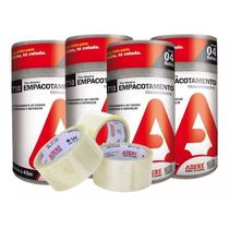 Kit 16 Fita Empacotamento Transparente Adere 710 45MM X 40M