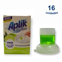 Kit 16 Gel Sanitário Adesivo Desinfetante Odorizador Vaso até 150 Descargas 7g Aplik - Envio Já