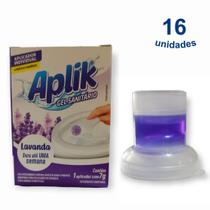 Kit 16 Gel Sanitário Adesivo Detergente Odorizador Vaso até 150 Descargas 7g Aplik - Envio Já
