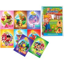 Kit 16 Livrinhos Animais Fazendinha Paraiso Com Histórinhas Ilustradas Leitura Infantil Crianças Lembrancinha Kit 16 Livrinhos Animais Fazendinha Paraiso Com Histórinhas Ilustradas Leitura Infantil Crianças Lembrancinha