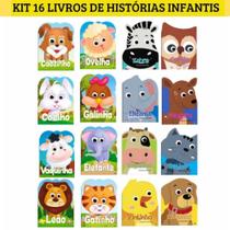 Kit 16 livros de Historias Infantis - Animais Kit 16 livros de Historias Infantis - Animais