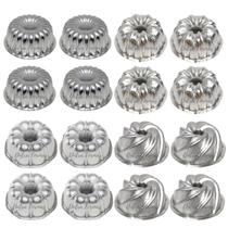 Kit 16 Mini Formas Bolo Torta Suíça Decorada Vulcão + Gomada N 1 2 e 3