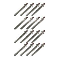 Kit 16 Parafuso Afinação De Bateria 45mm X 6mm Kit 16 Parafuso Afinação De Bateria 45mm X 6mm