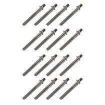Kit 16 Parafuso Afinação De Bateria 50mm X 5mm 7/32