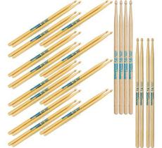 Kit 16 Pares Baqueta Liverpool Tennessee Hickory 5b, 5a E 7a