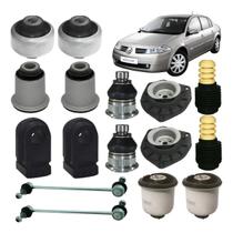 Kit 16 Pç Buchas + Coxim + Pivo Susp Diant Renault Megane Kit 16 Pç Buchas + Coxim + Pivo Susp Diant Renault Megane
