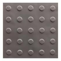 Kit 16 pçs alerta e direcional pvc 250x250x5mm