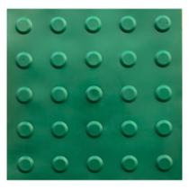 Kit 16 pçs alerta e direcional pvc 250x250x5mm