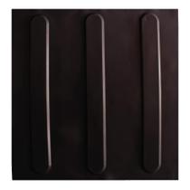 Kit 16 pçs alerta e direcional pvc 250x250x5mm