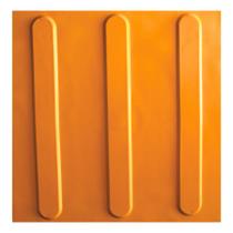 Kit 16 pçs alerta e direcional pvc 250x250x5mm