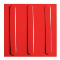 Kit 16 pçs alerta e direcional pvc 250x250x5mm
