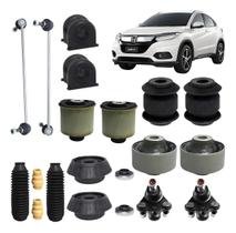 Kit 16 Peças Buchas + Coxim Susp Diant Honda Hrv 2015 A 2021