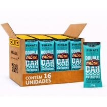 Kit 16 PINATI Double Bar Coco Amendoim Chocolate 35g