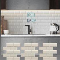 Kit 16 Placas Pvc Decoração Tijolinho Revestimento Flexivel Sacada Azulejo Parede Tijolo Interna