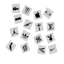 kit 16 plaquinha molde de cabelo.