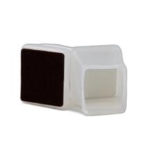 Kit 16 Ponteira Quadrada Feltro Pé Sola Almofada 35Mm A 40Mm