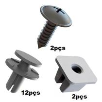 Kit 16 Presilhas Grampos Parabarro Dianteiro Creta 2019 2020 Kit 16 Presilhas Grampos Parabarro Dianteiro Creta 2019 2020