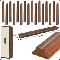 Kit 16 Puxador 25cm Armario Multiuso Combate