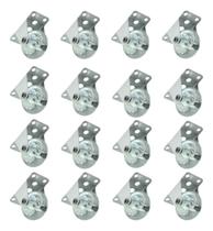 Kit 16 Rodizio 50mm Fixo Moveis e Vaso Flor Parafusos Grátis Inclusos Kit 16 Rodizio 50mm Fixo Moveis e Vaso Flor Parafusos Grátis Inclusos