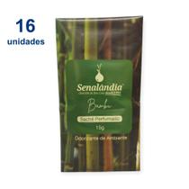 Kit 16 Sachê Perfume Roupa de Bambu Odorizador Gaveta Guarda Roupa Armário Odorizante Top - Envio Já