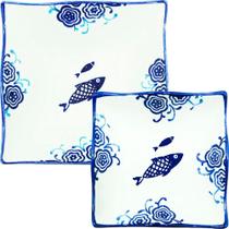 Kit 16 Tigelas Bowl Pequena 100ml Grande 250ml Peixe Oceano Kit 16 Tigelas Bowl Pequena 100ml Grande 250ml Peixe Oceano